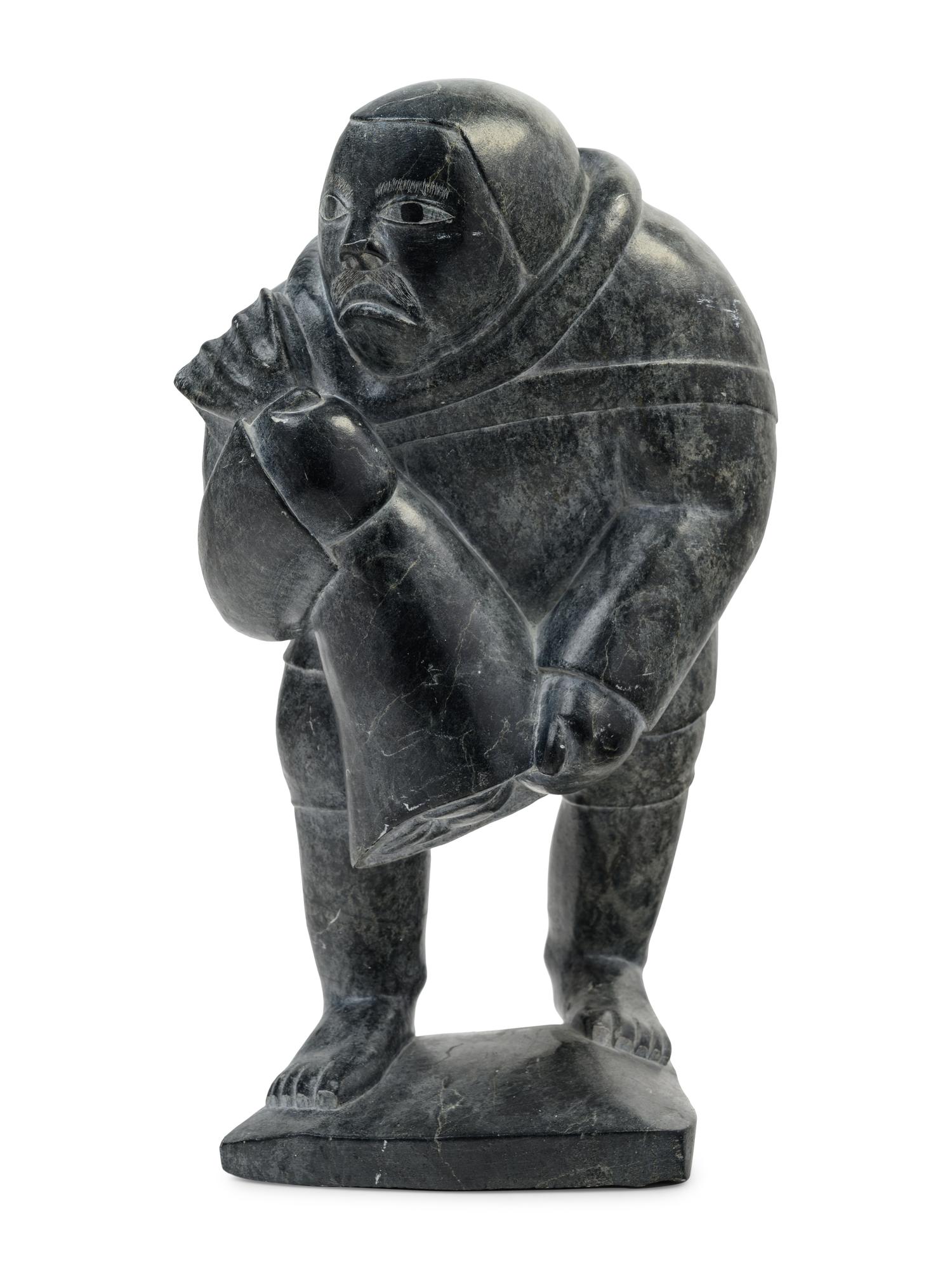 An Inuit Carved Soapstone Figure