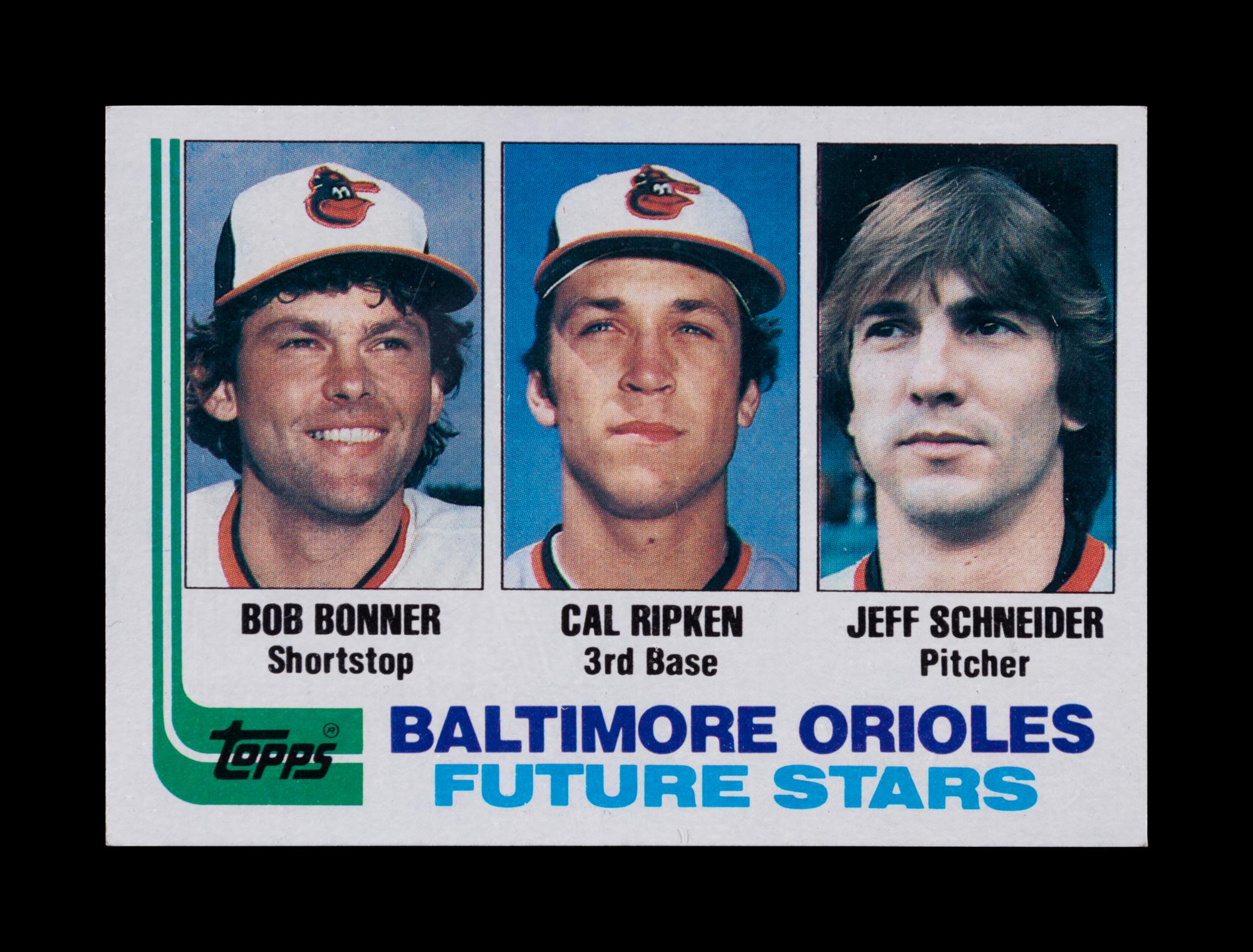 A Group of 22 Hall of Fame and Star Rookie Baseball Cards Including Cal Ripken Jr., Rickey Henderson and Ken Griffey Jr.,