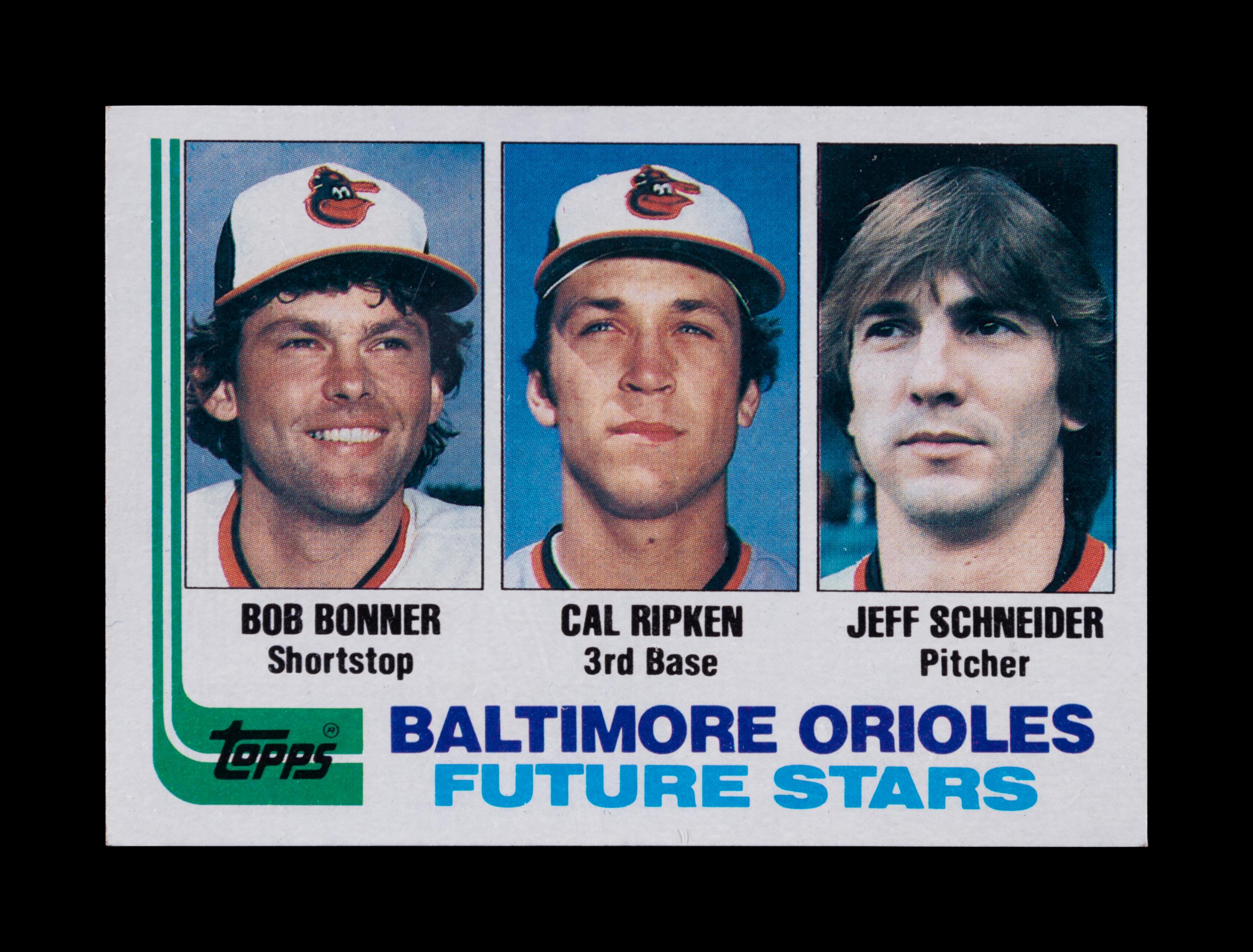 A Group of 22 Hall of Fame and Star Rookie Baseball Cards Including Cal Ripken Jr., Rickey Henderson and Ken Griffey Jr.,