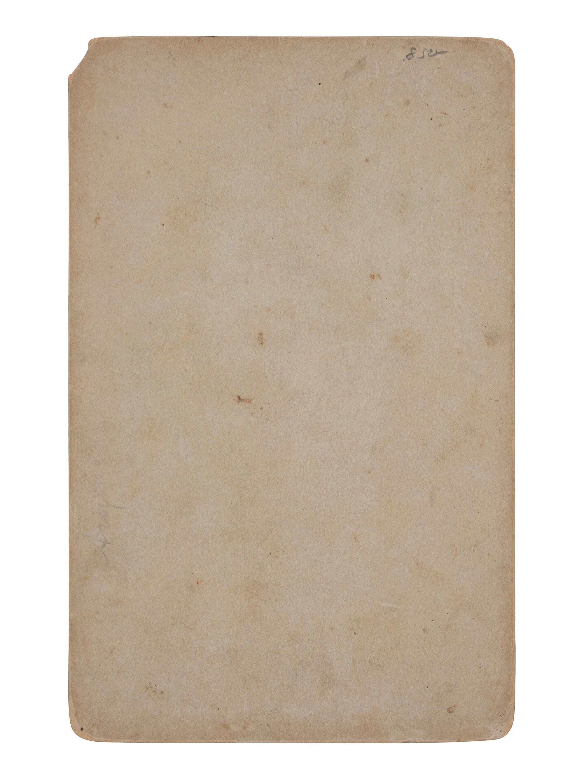 [NATIVE AMERICANS]. Boudoir card of White Mountain Apaches. [Arizona], n.d.