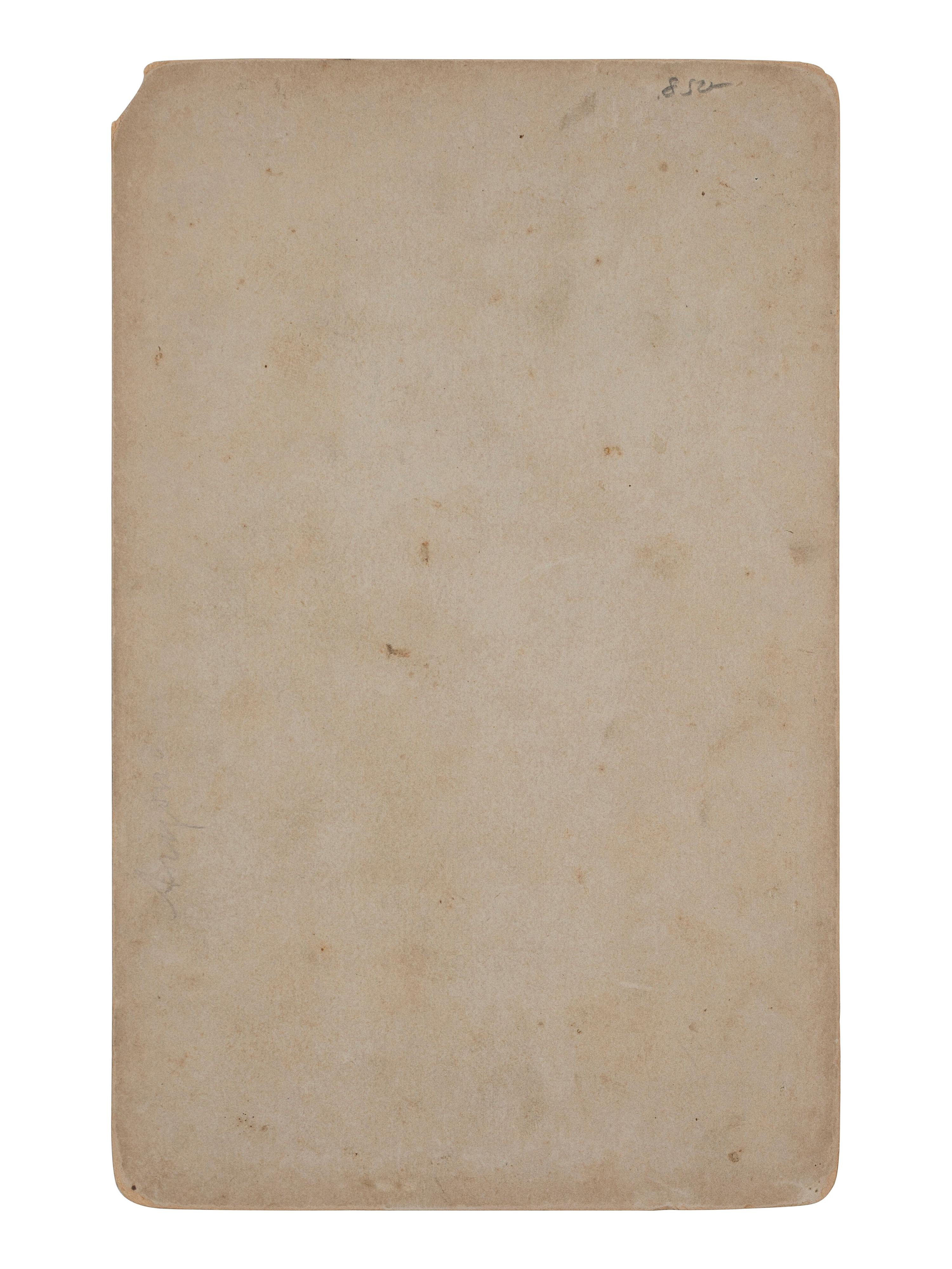 [NATIVE AMERICANS]. Boudoir card of White Mountain Apaches. [Arizona], n.d.