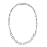Diamond and White Gold Necklace