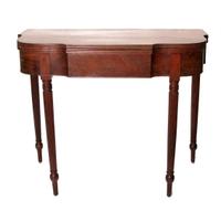 Federal mahogany card table philadelphia, pa, circa 1810