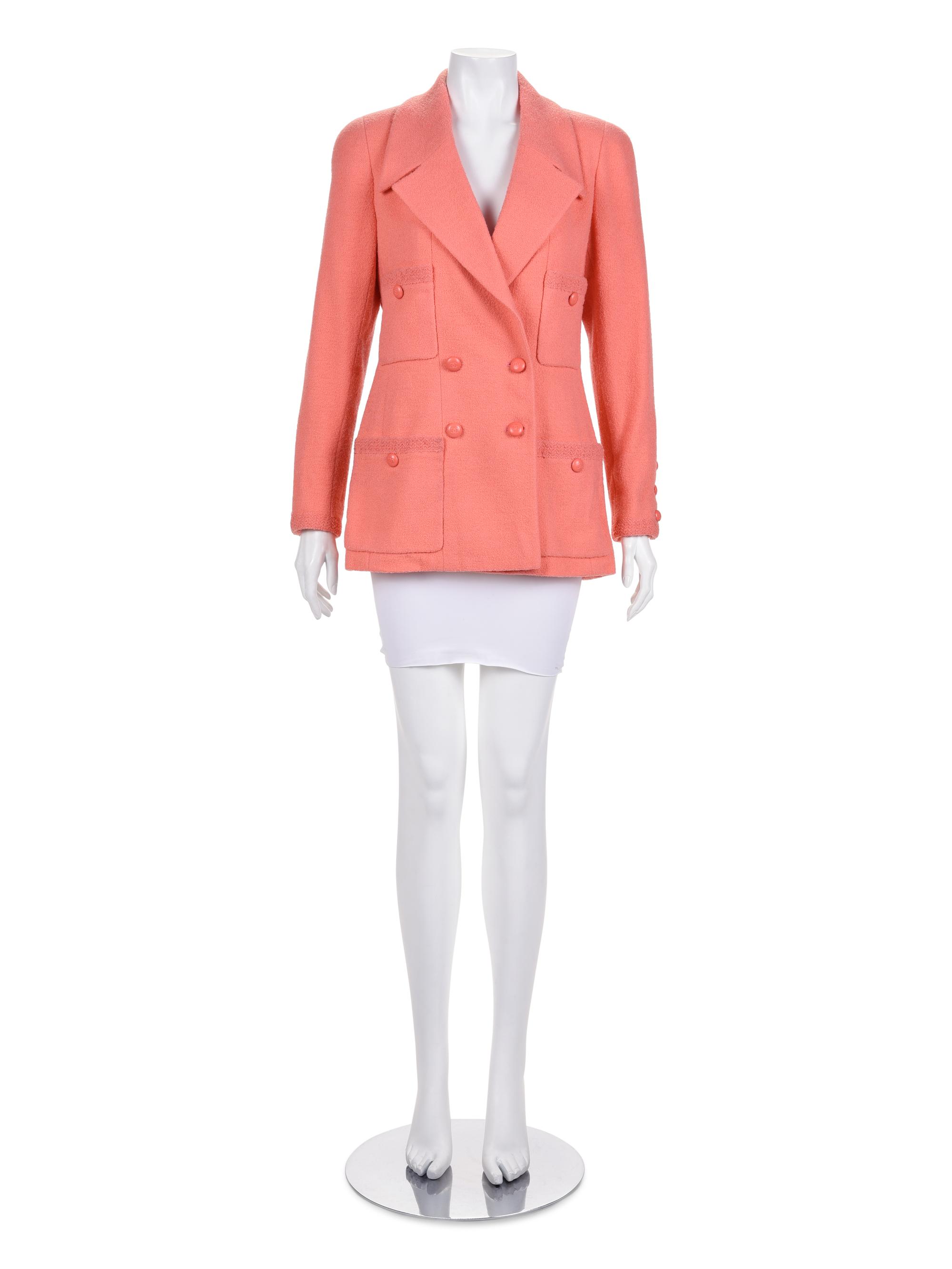 Chanel Double Breast Wool Tweed Jacket, Cruise 1997
