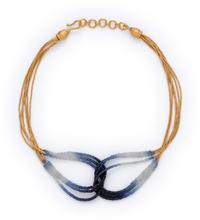 ARA, HIGH KARAT GOLD AND SAPPHIRE BEAD NECKLACE
