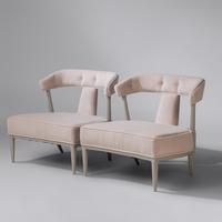 Lounge chairs, pair Tomlinson Sophisticate Collection