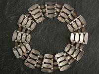 Mexican Sterling Silver Collar Necklace