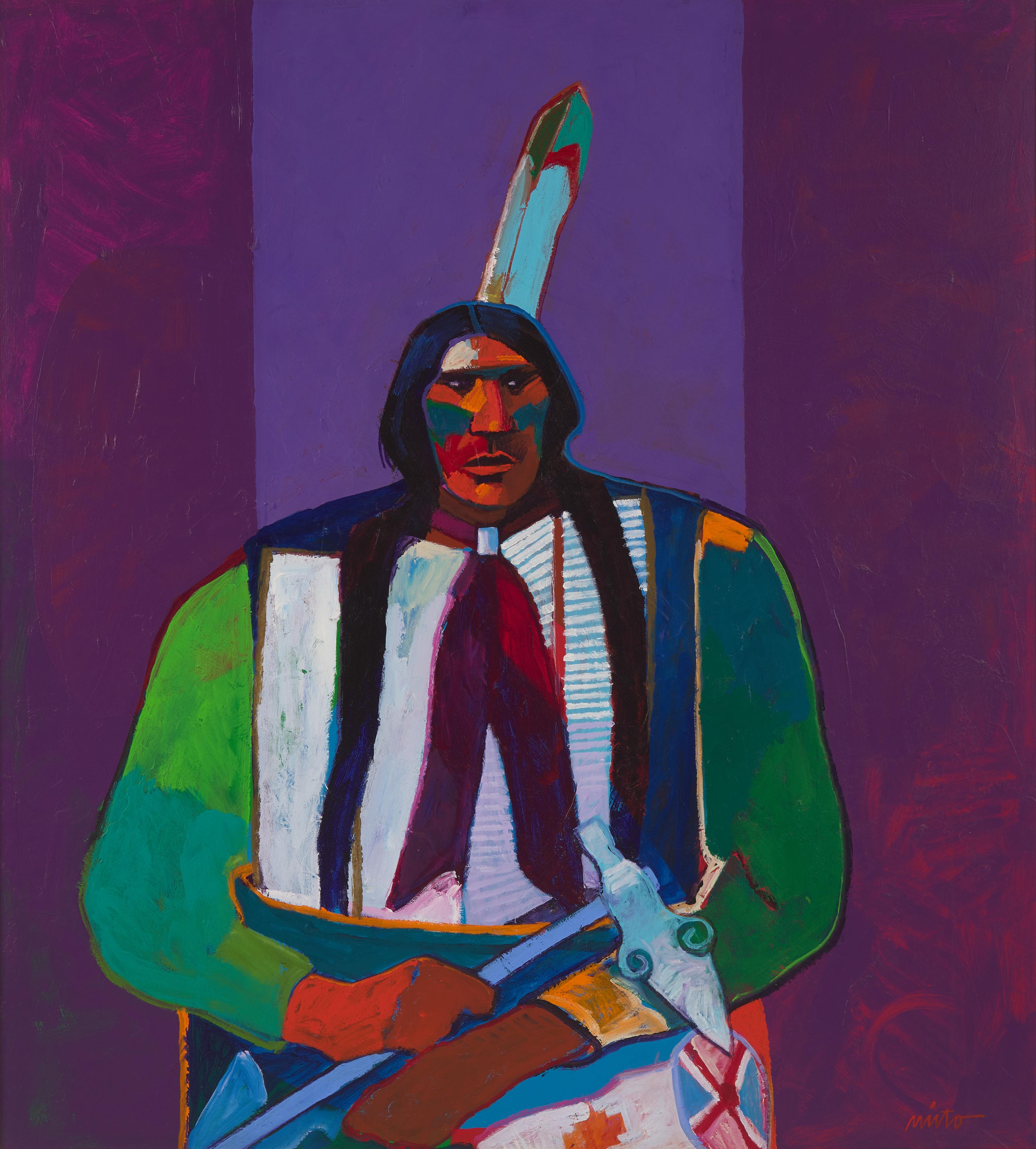 John Nieto (American, 1936-2018) — Grey Eagle , 1991