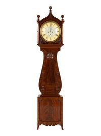 A Scottish Regency Mahogany Tall Case Clock