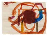 Suzan Frecon, (American, b. 1941), turning red ochre with some other colors, 2002