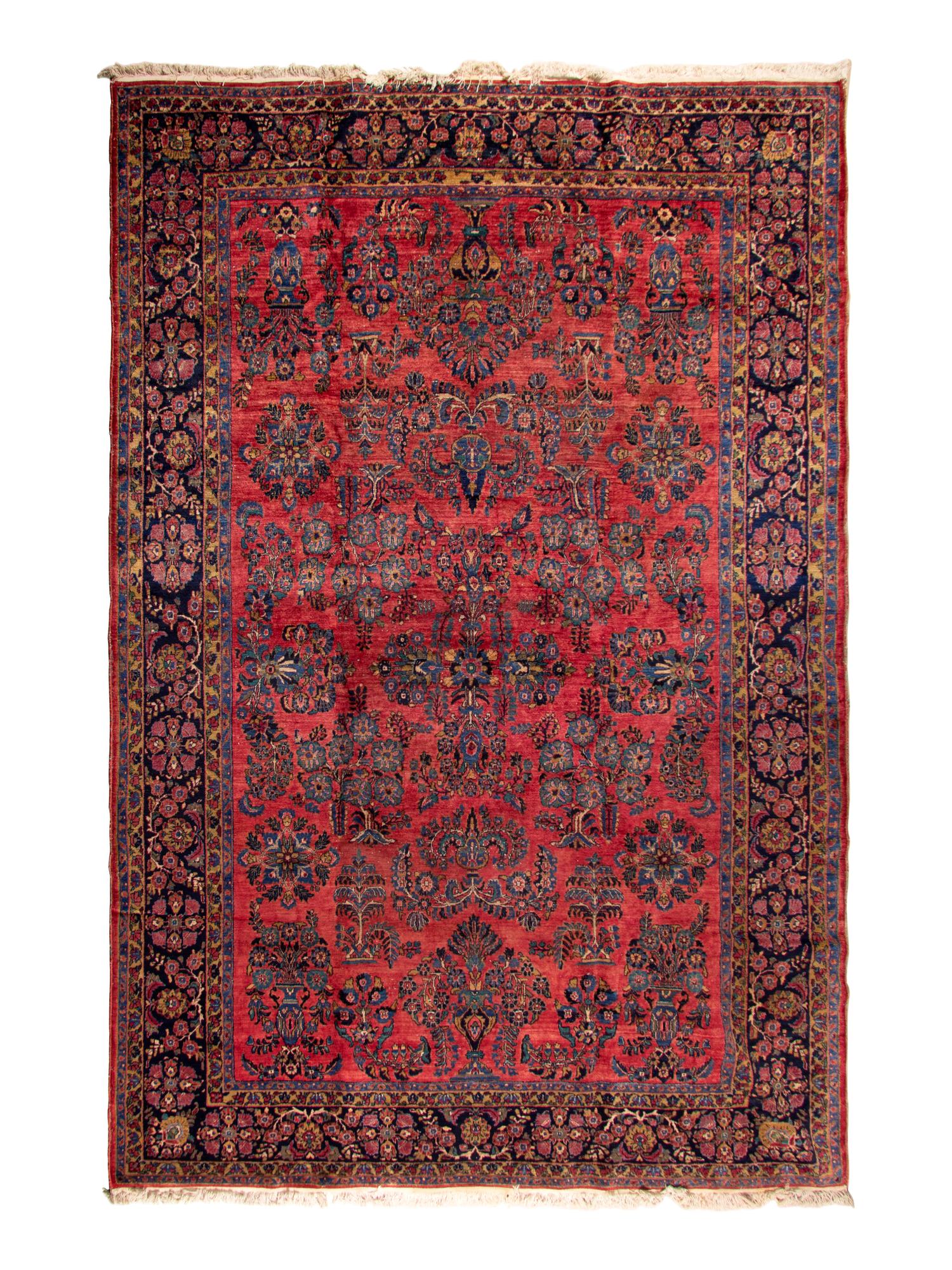 A Sarouk Wool Rug
