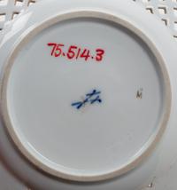 Three Meissen Porcelain Plates