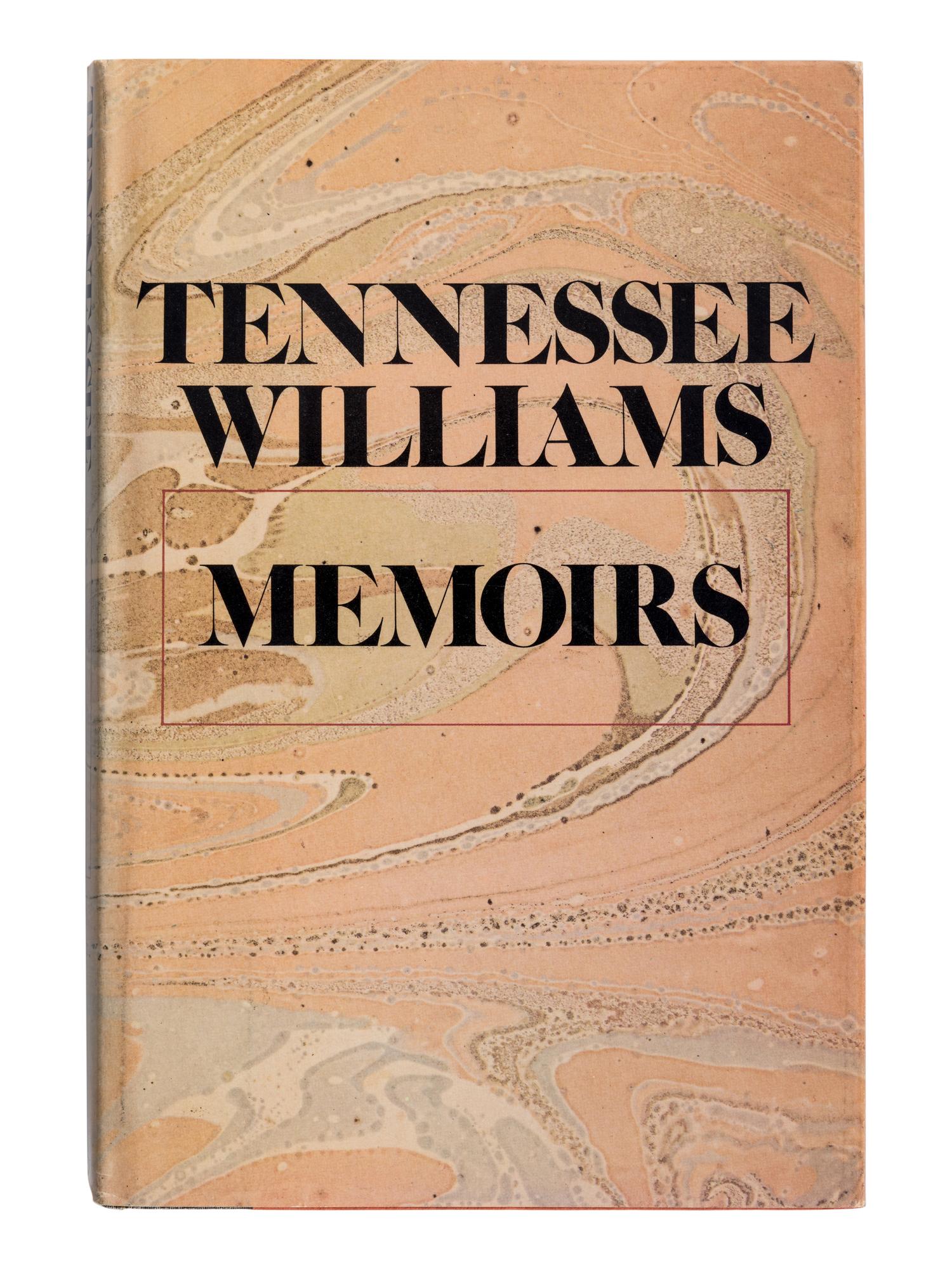WILLIAMS, Tennessee (1911-1983). Memoirs . Garden City: Doubleday & Company, Inc., 1975.