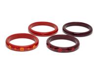 TIFFANY & CO., PALOMA PICASSO, COLLECTION OF RESIN 'ZELLIGE' BANGLE BRACELETS