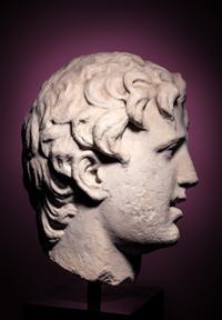 A Roman Marble Portrait Head of Alexander the Great