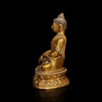 A Tibeto-Chinese gilt bronze Buddha 藏傳佛教銅鎏金佛造像 18th century ????