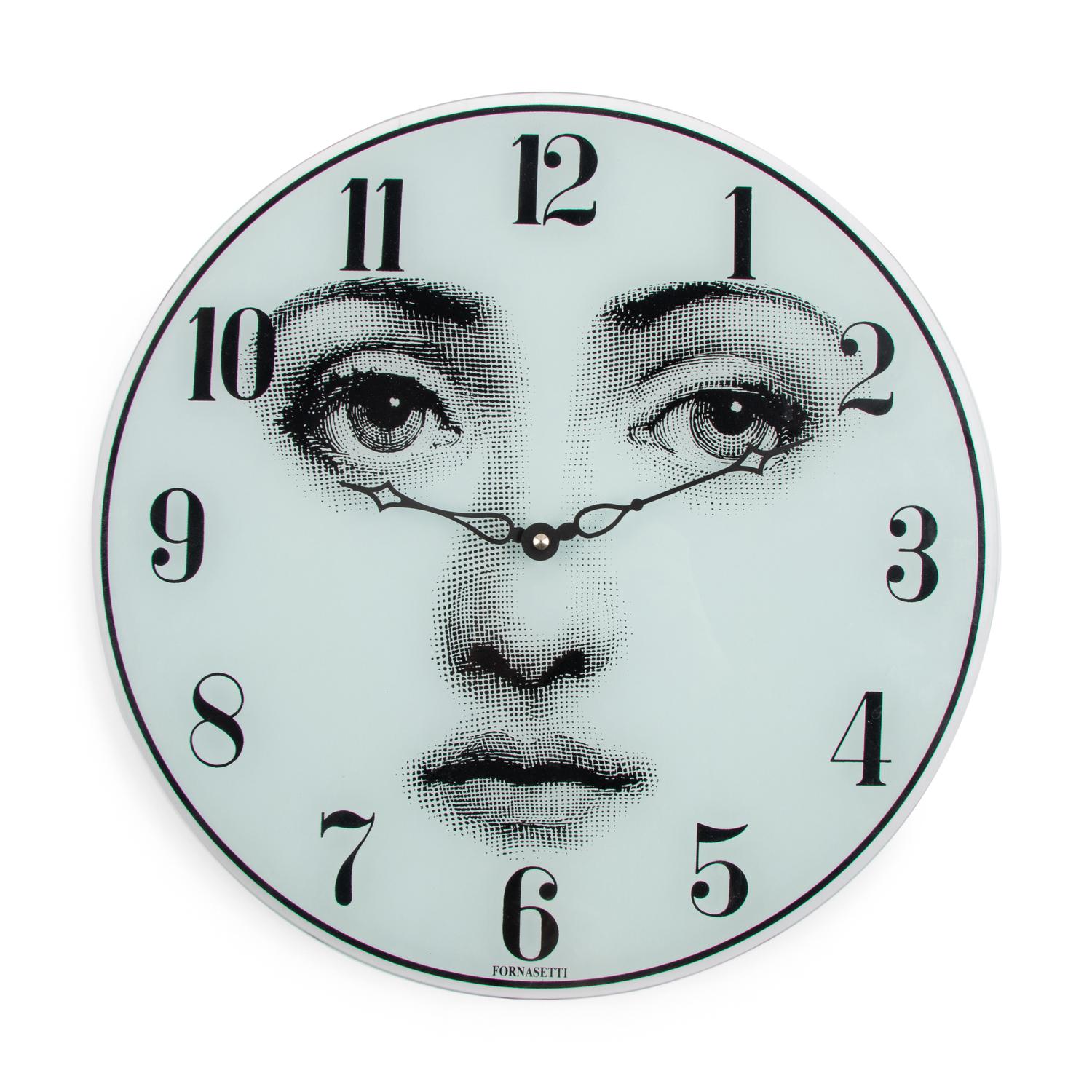 A Barnaba Fornasetti "Viso" Wall Clock