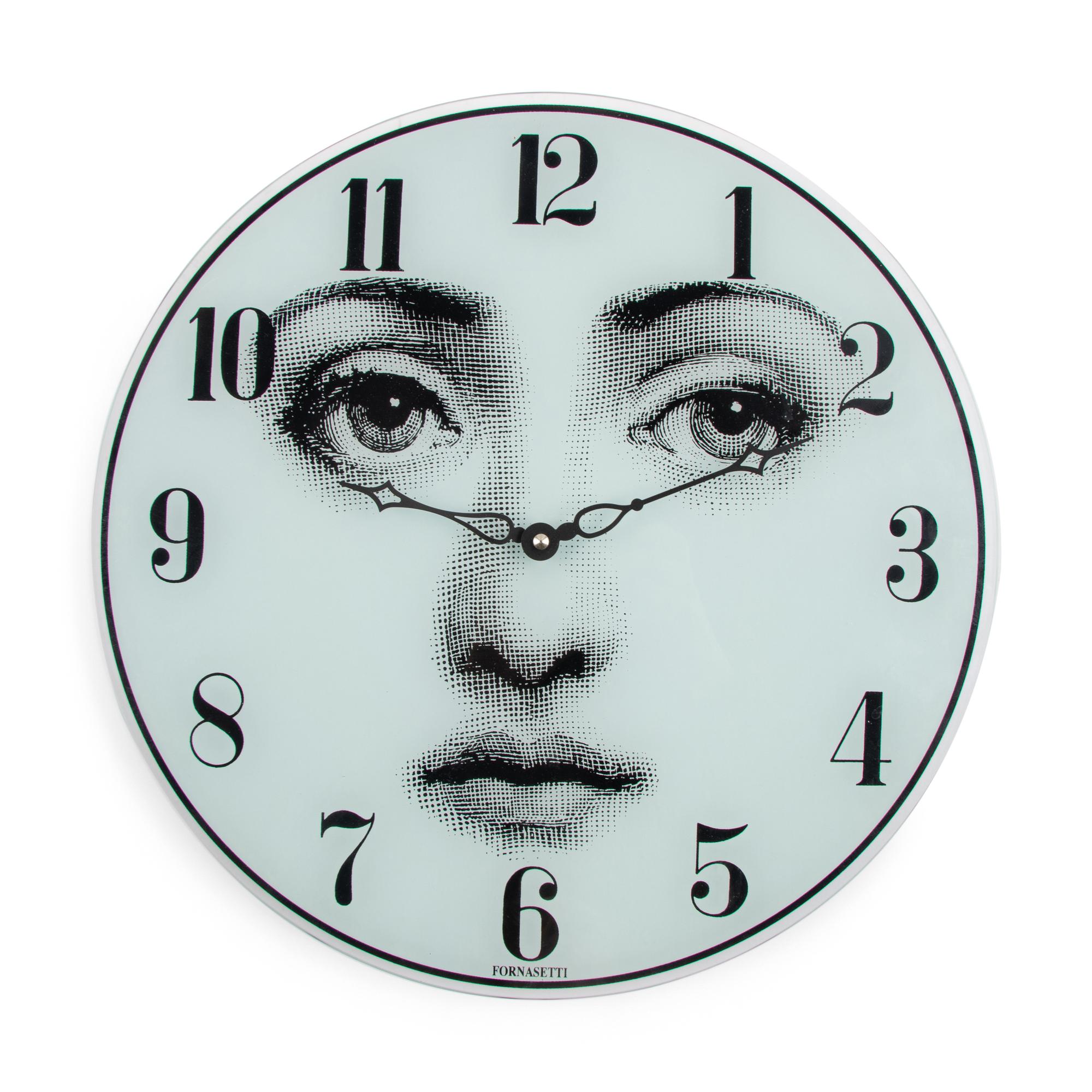A Barnaba Fornasetti "Viso" Wall Clock