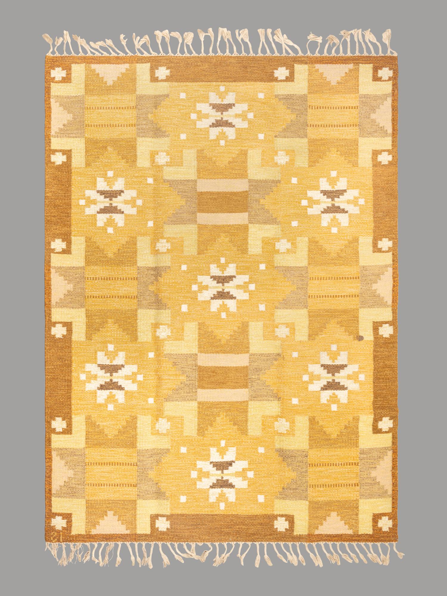 'Follinge' Flatweave Rug, c. 1940 Axeco, Sweden