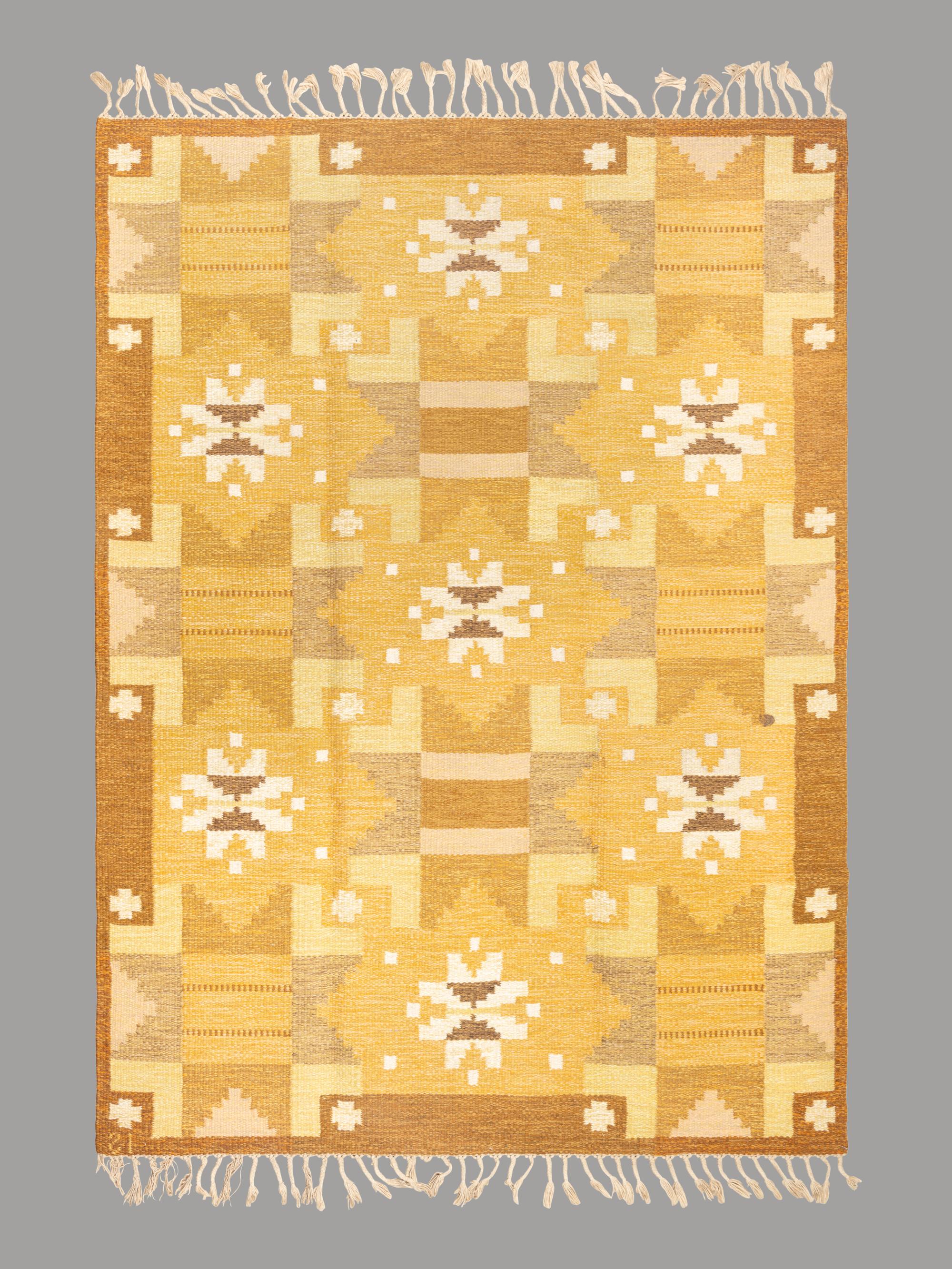'Follinge' Flatweave Rug, c. 1940 Axeco, Sweden