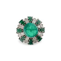 EMERALD AND DIAMOND RING