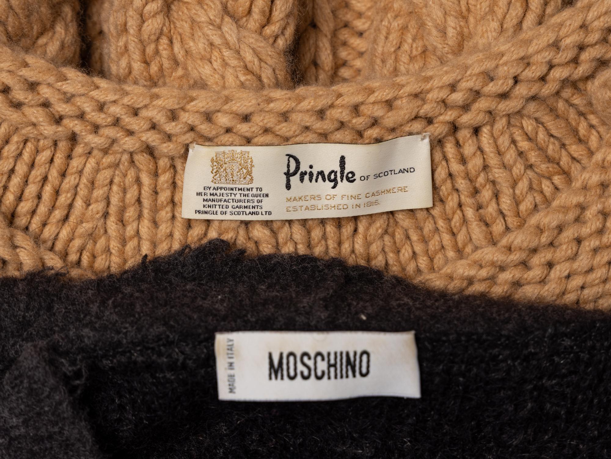 Moschino & Pringle of Scotland, Two Sweaters