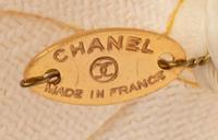Four Chanel Accessories: Three Ear Clips & One Camellia Pin, 1980-90s