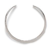 A Sterling Silver Collar Necklace, Calf & Dragon,