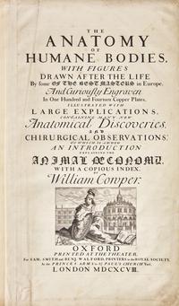 [Science, Medicine & Mathematics] Cowper, William. The Anatomy of Humane Bodies...