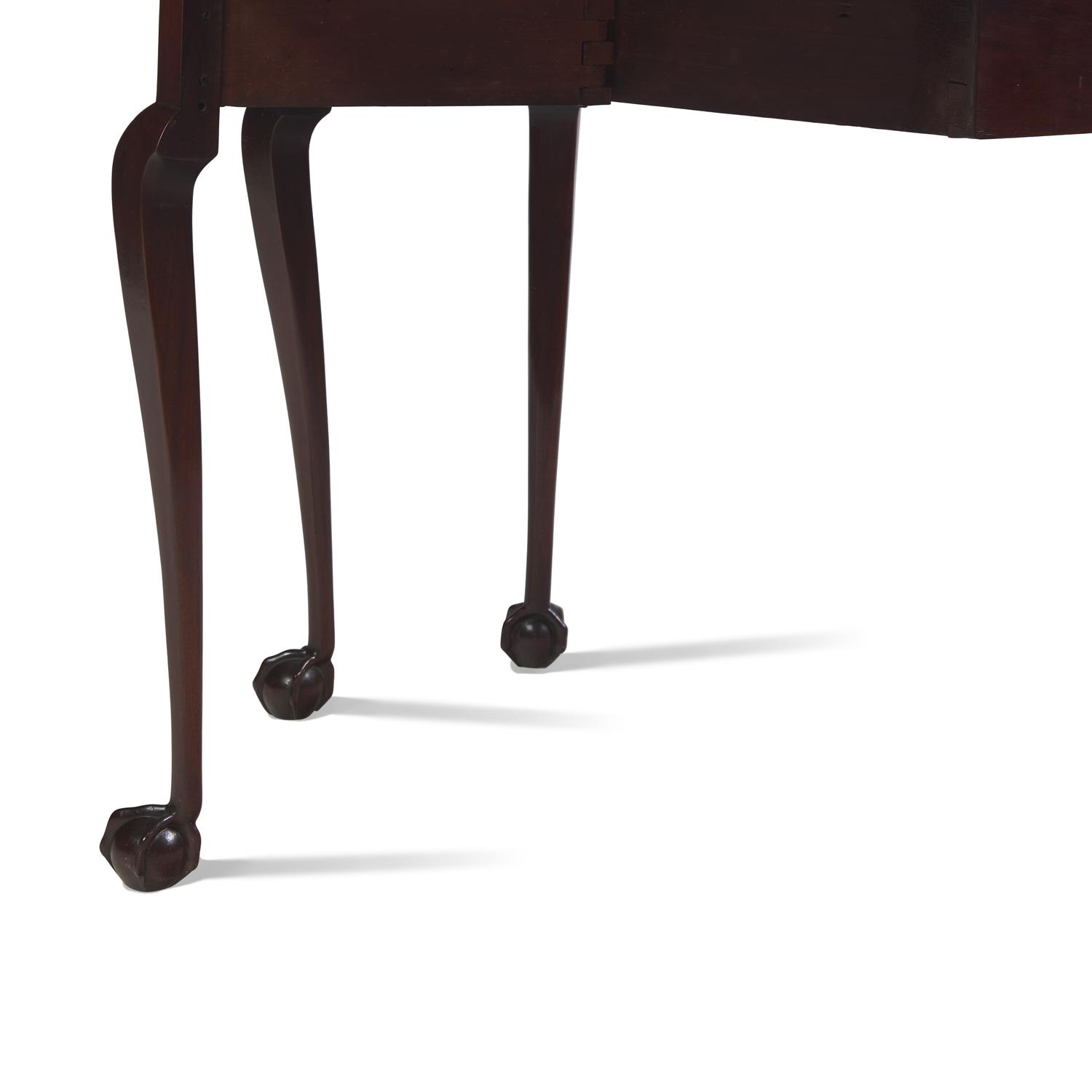 A George II Mahogany Turret-Top Games Table