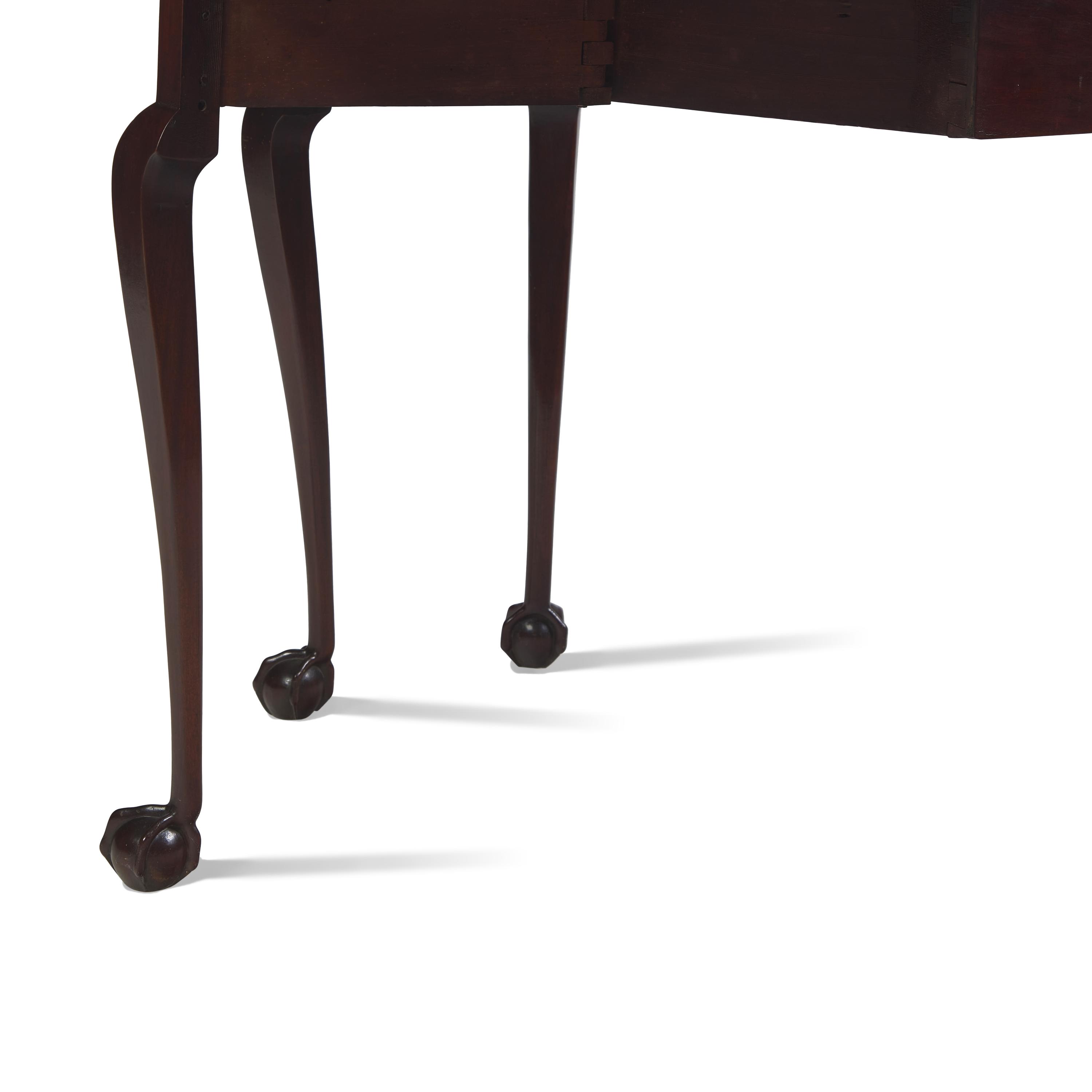 A George II Mahogany Turret-Top Games Table