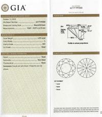 4.39 CARAT ROUND BRILLIANT CUT DIAMOND