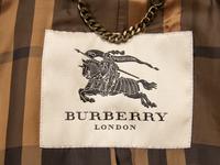 BURBERRY, SHORT WOOL CAPELET COAT