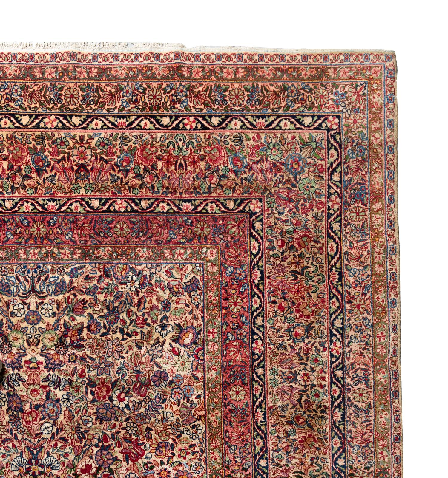 A Kashan Wool Rug