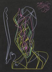 Mihail Chemiakin, (Russian, b. 1943), Untitled, 1982