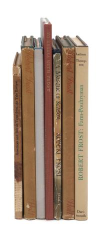 [FROST, Robert (1874-1963)]. A group of 7 works by or about Frost, comprising: