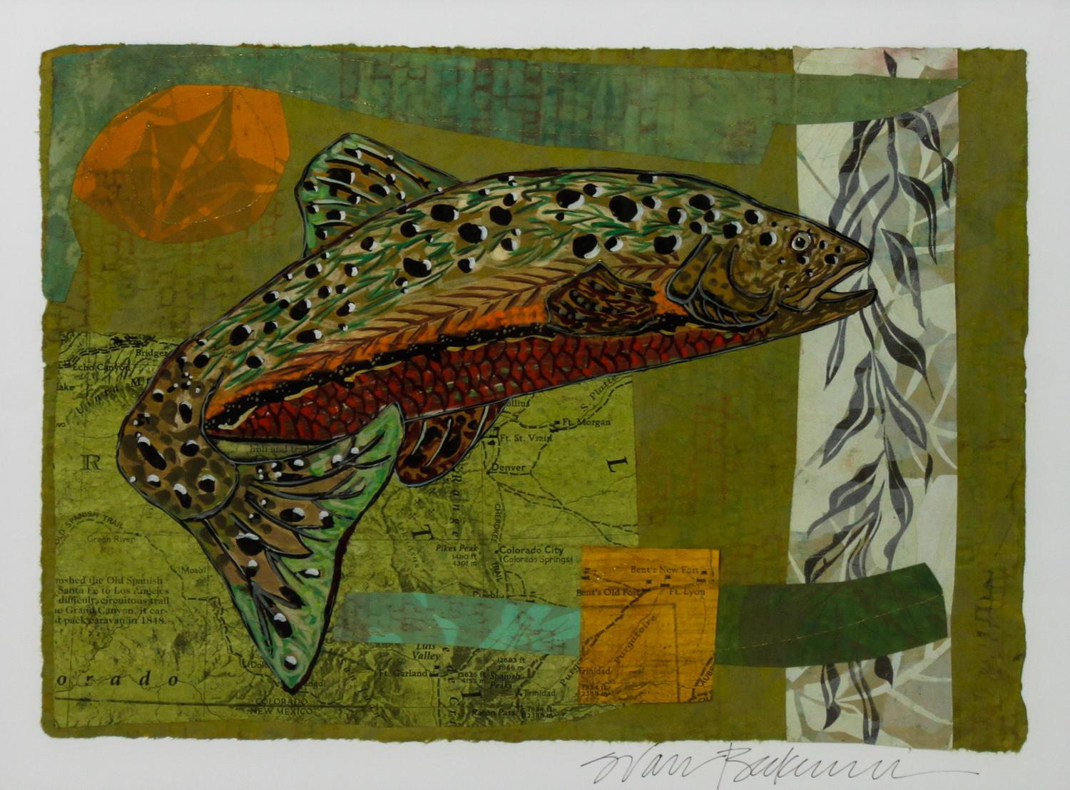 Sarah Van Beckum, (American, 20th/21st Century), Garland and Bent's Old Fort