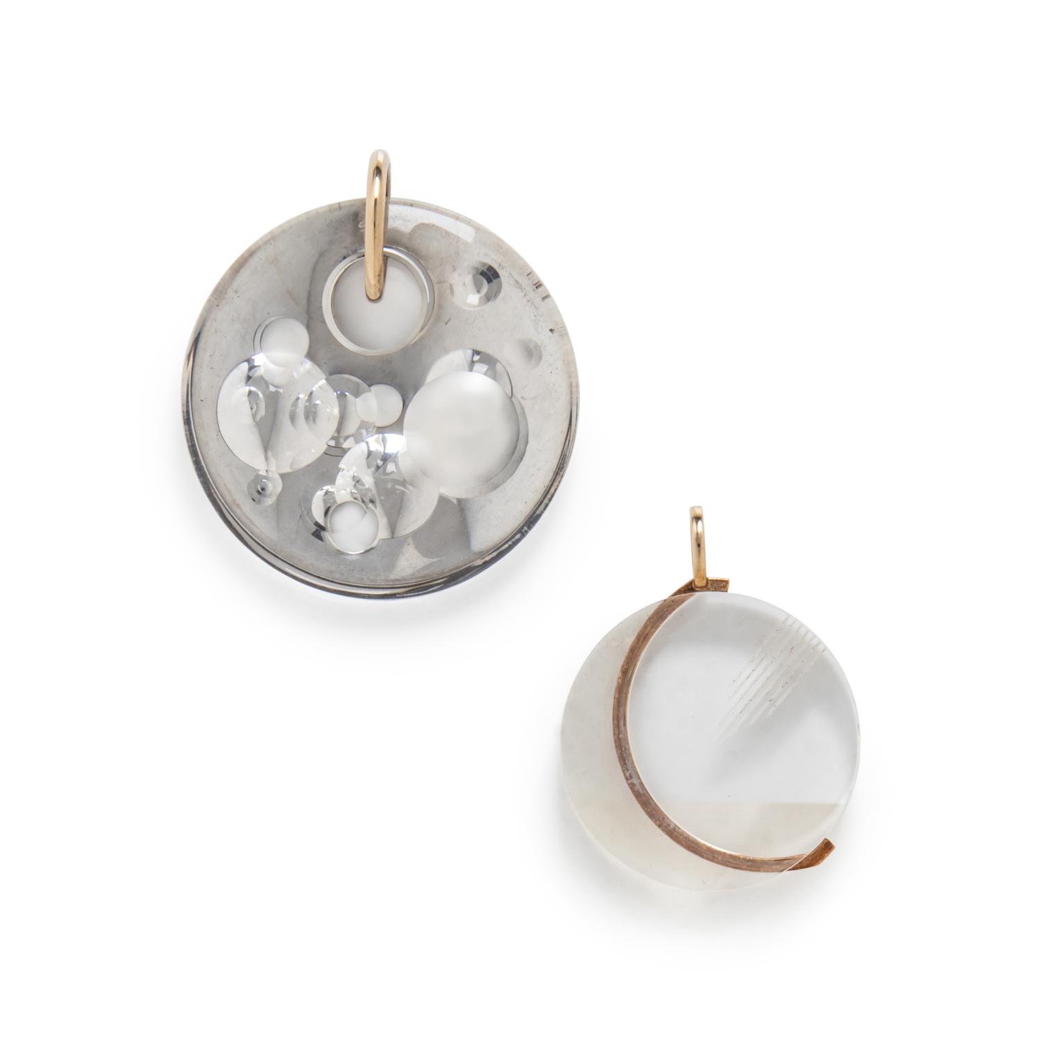 STEUBEN, COLLECTION OF GLASS PENDANTS
