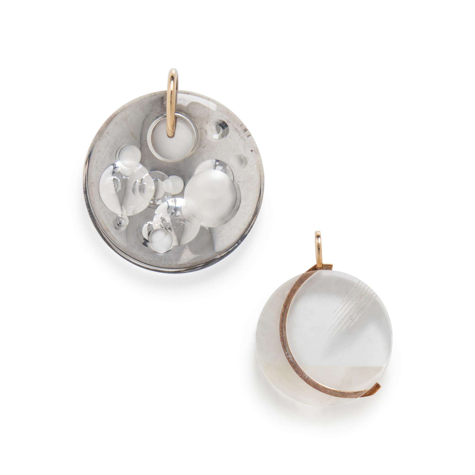 STEUBEN, COLLECTION OF GLASS PENDANTS