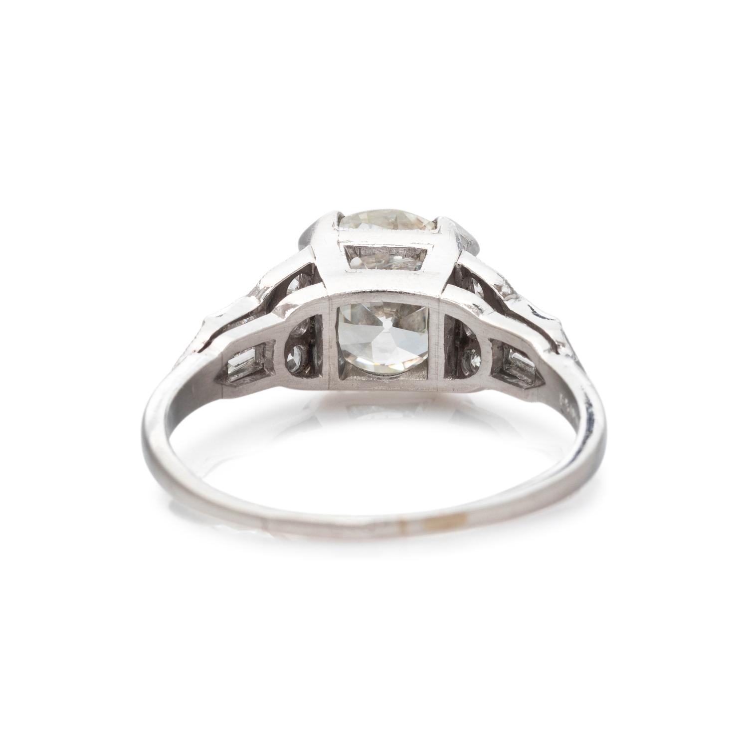 ART DECO, DIAMOND RING