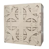 A Glazed Terra Cotta Brick 12.25" W x 5" D x 12.5" H — United States, Circa 1900