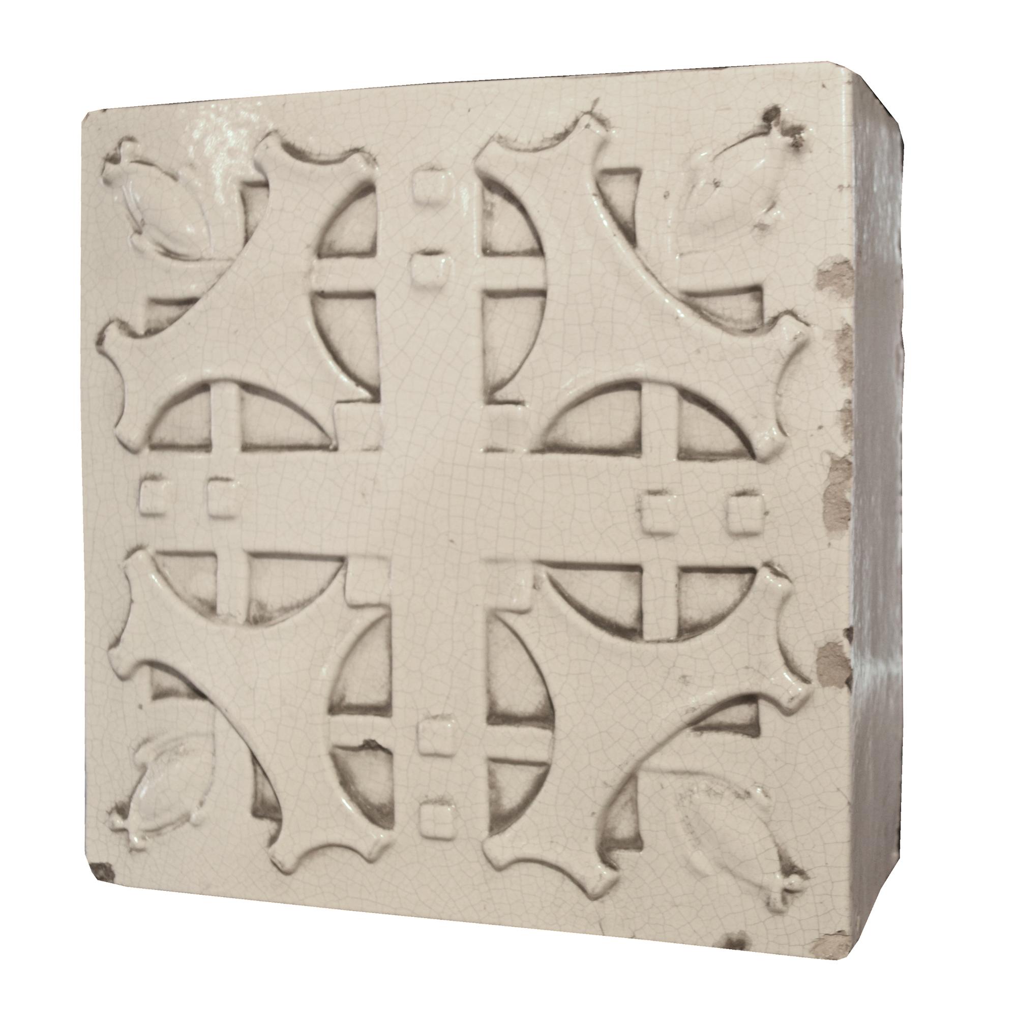 A Glazed Terra Cotta Brick 12.25" W x 5" D x 12.5" H — United States, Circa 1900