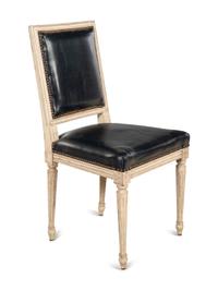 A Set of Eight Louis XVI Style Painted Dining Chairs