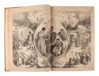 [CIVIL WAR]. Harper's Weekly . Bound volumes for 1862 and 1863. New York: Harper & Brothers.