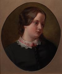 William Lionel Wyllie, (British, 1851-1931), Margaret Wyllie, Aged 17