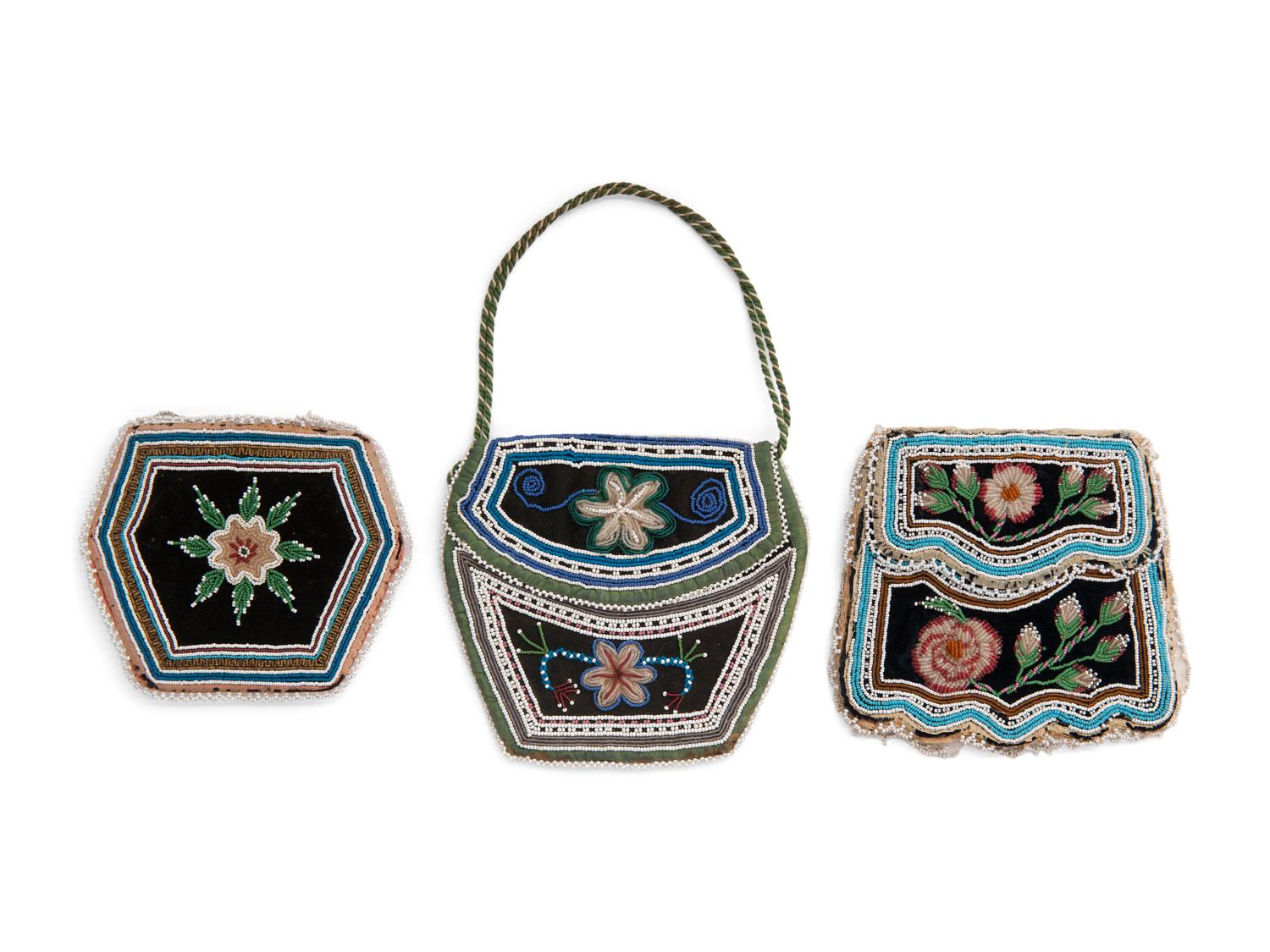 Eastern Woodlands Beaded Purses