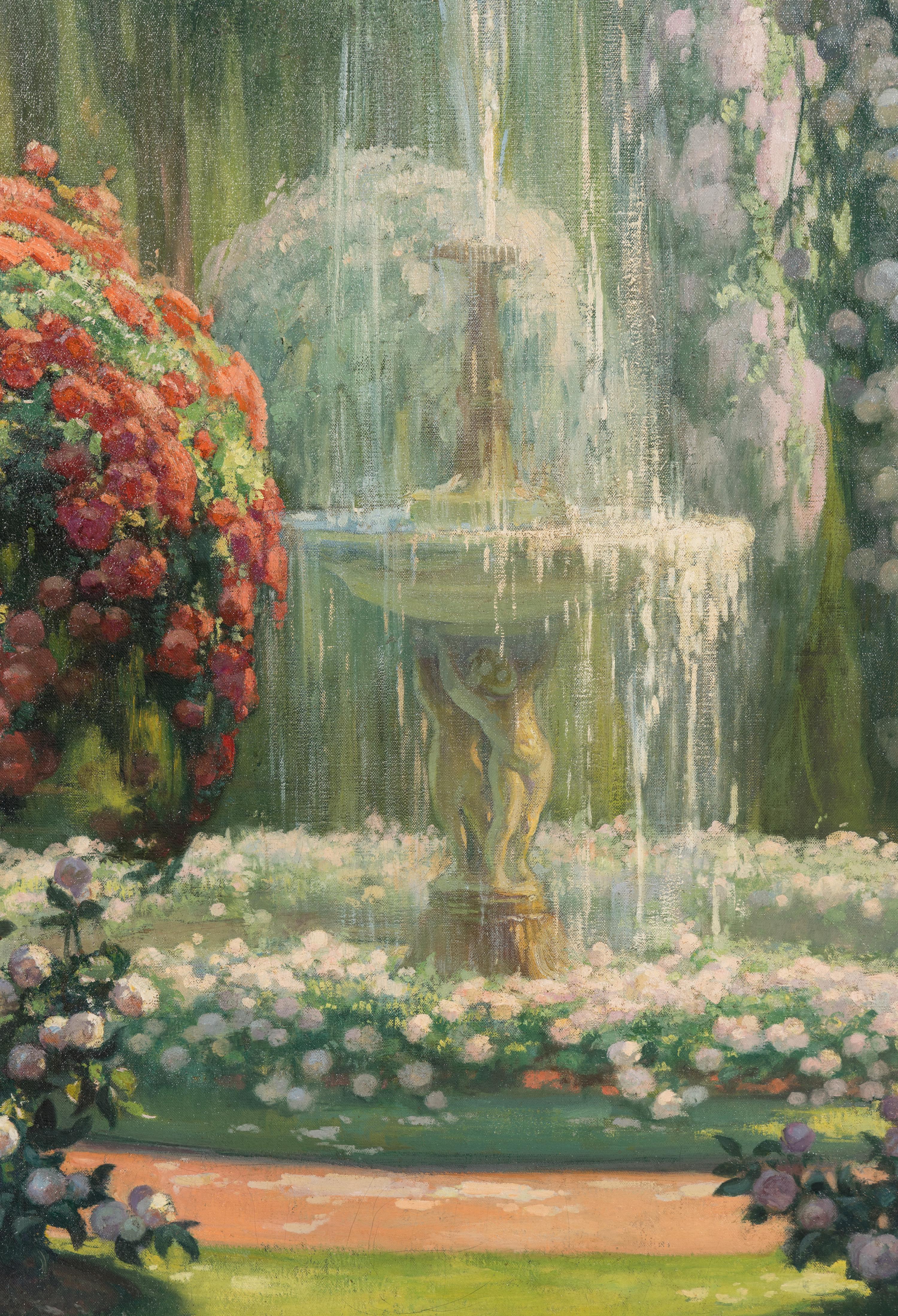 Jardin Fleuri à La Fontaine , 1936