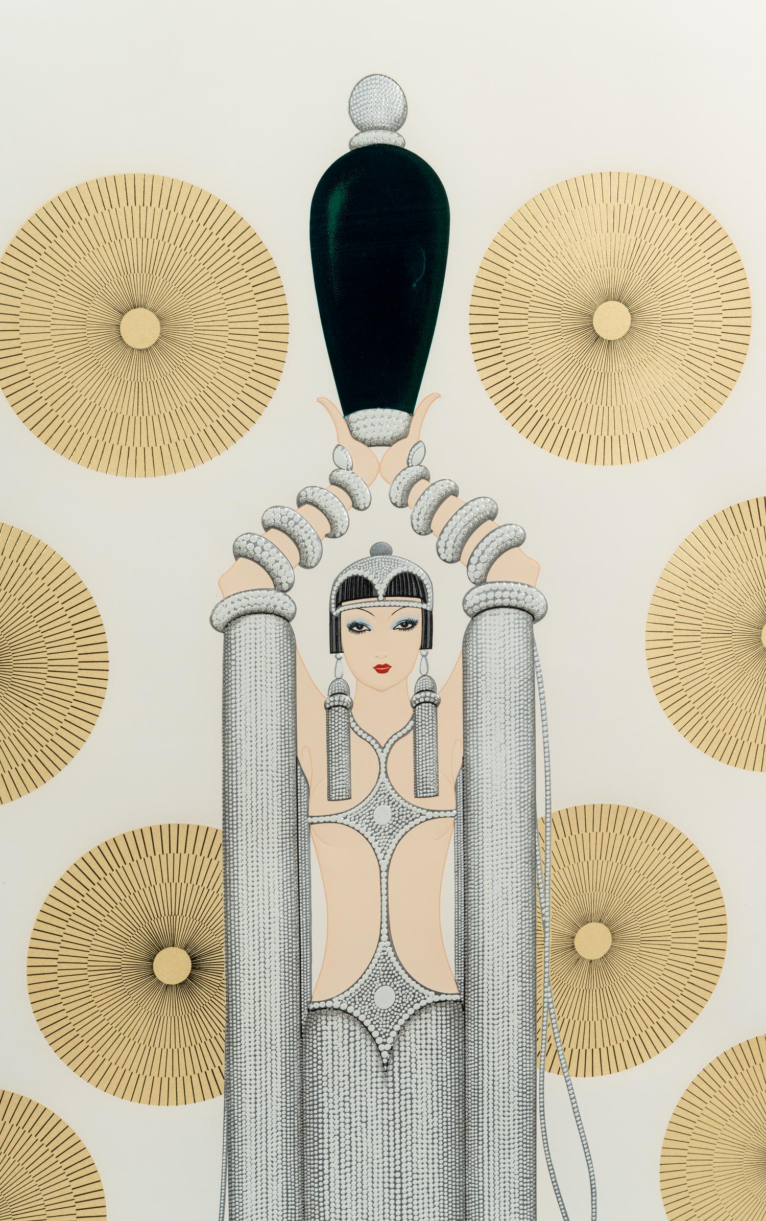 Emerald Vase I (White) and Emerald Vase II (Black) (two works)