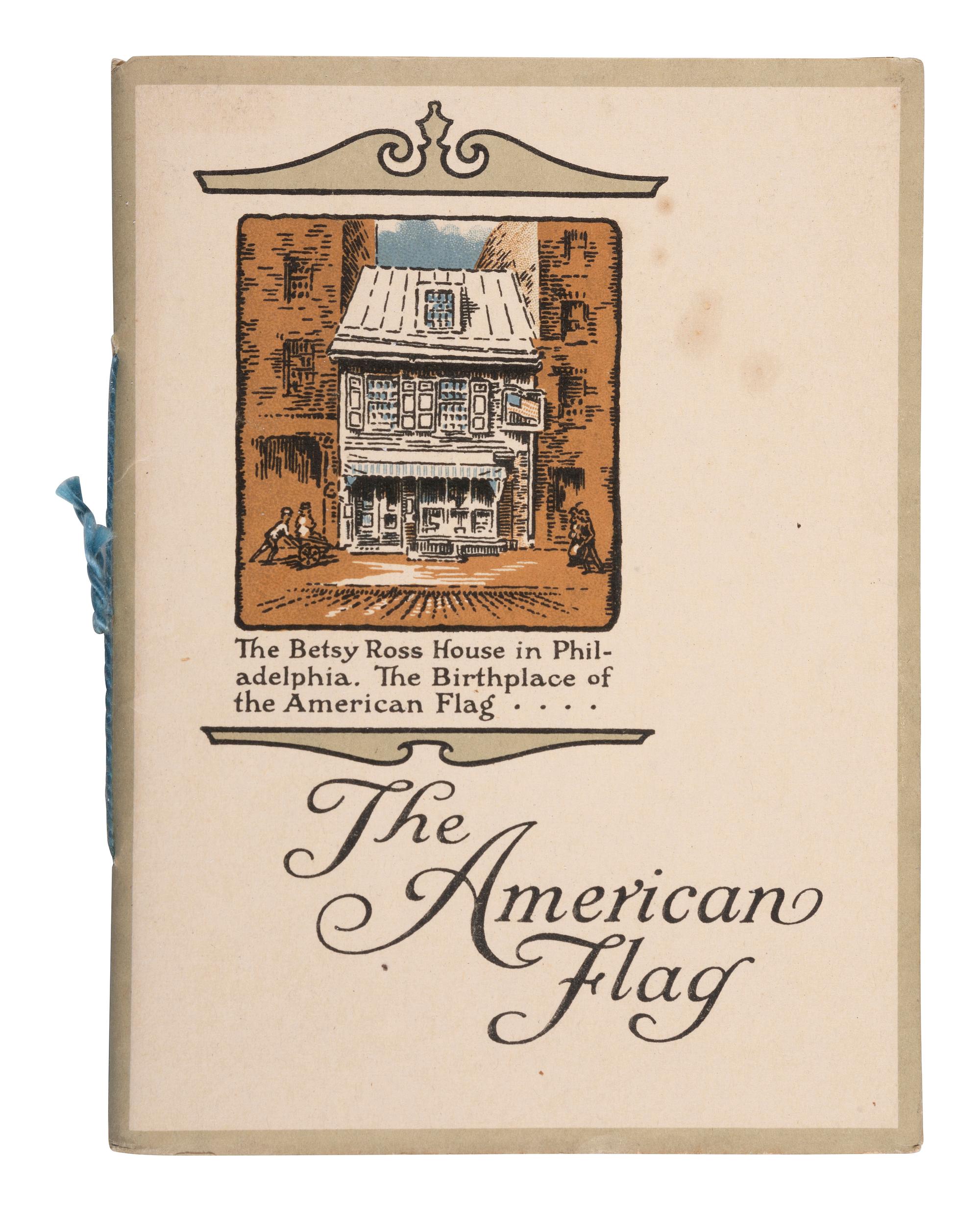 [FLAGS]. 13-star flag made by Betsy Ross' great granddaughter. Ca 1910.