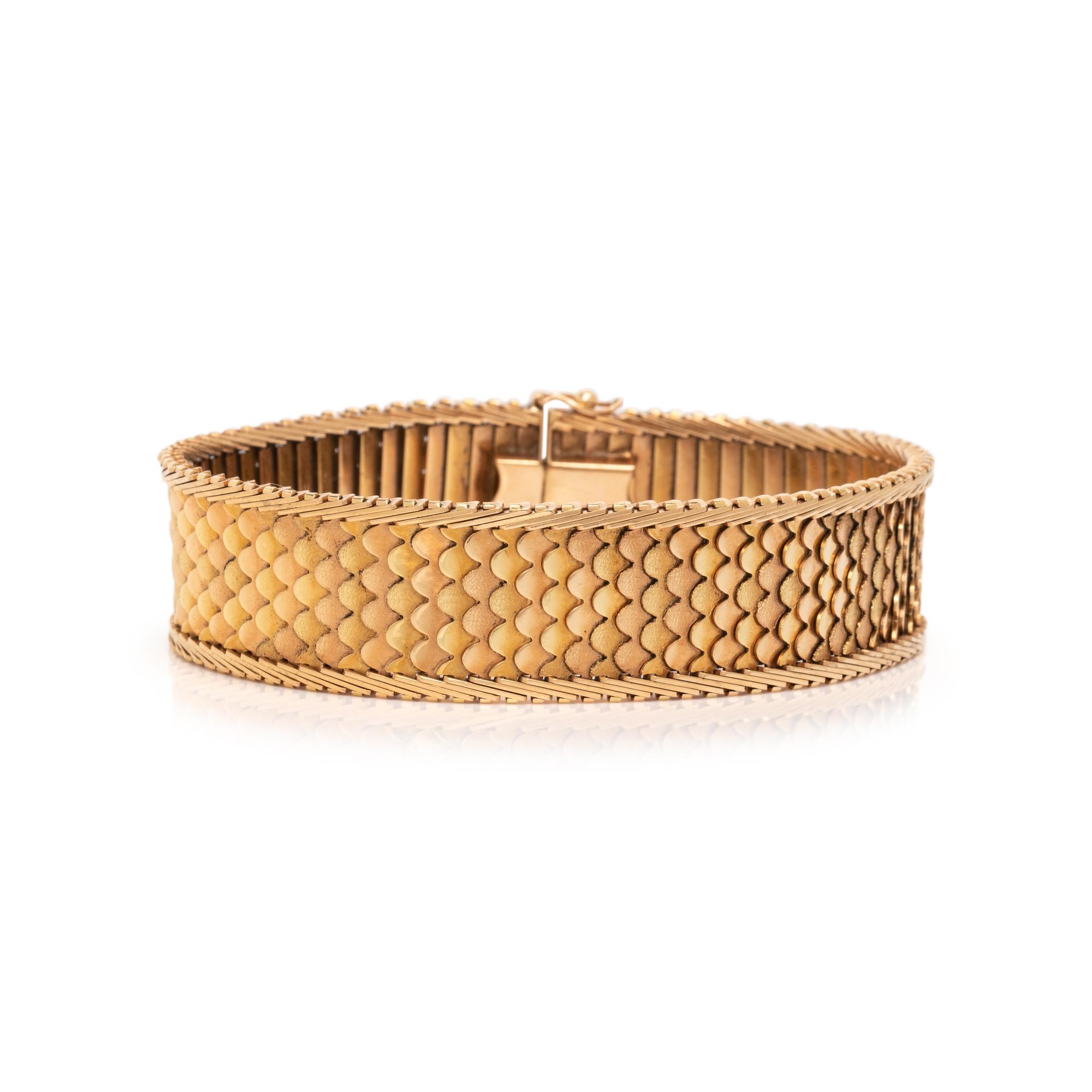 BICOLOR GOLD BRACELET